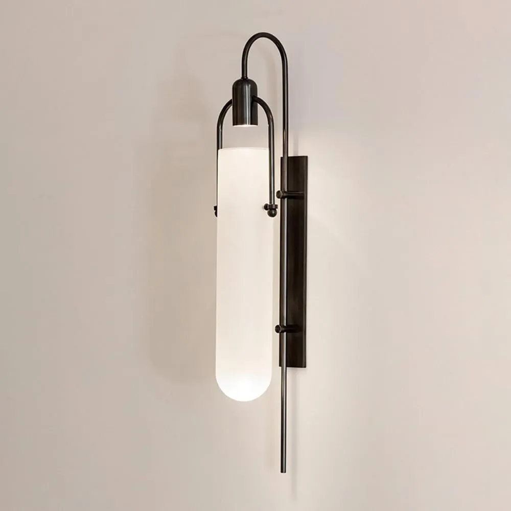 Golden wall lamp (110-120V, 60cm)